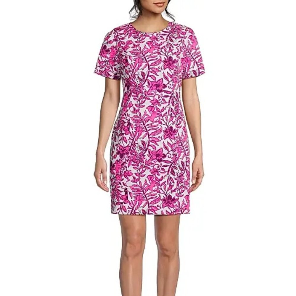 Lilly Pulitzer Mila Short Sleeve Shift Dress NEW